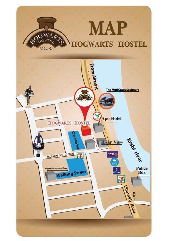 Hogwortz Hostel Krabi town Exterior foto
